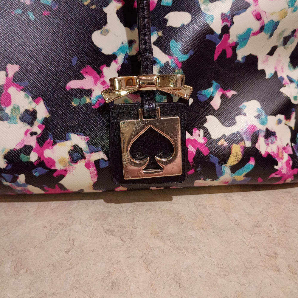 Kate Spade Black Floral Women's Bag - Picture 2 of 7
